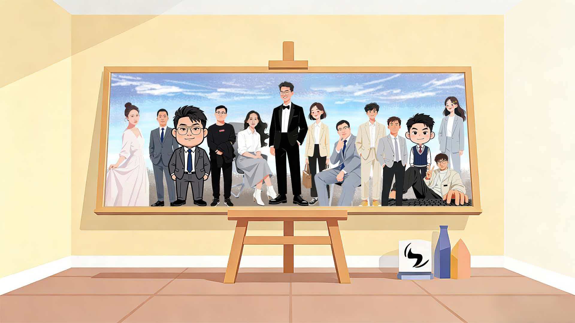 济南小于号科技有限公司 智慧校园团队合影